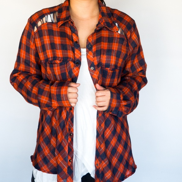 Free People Tops - Free People Flannel